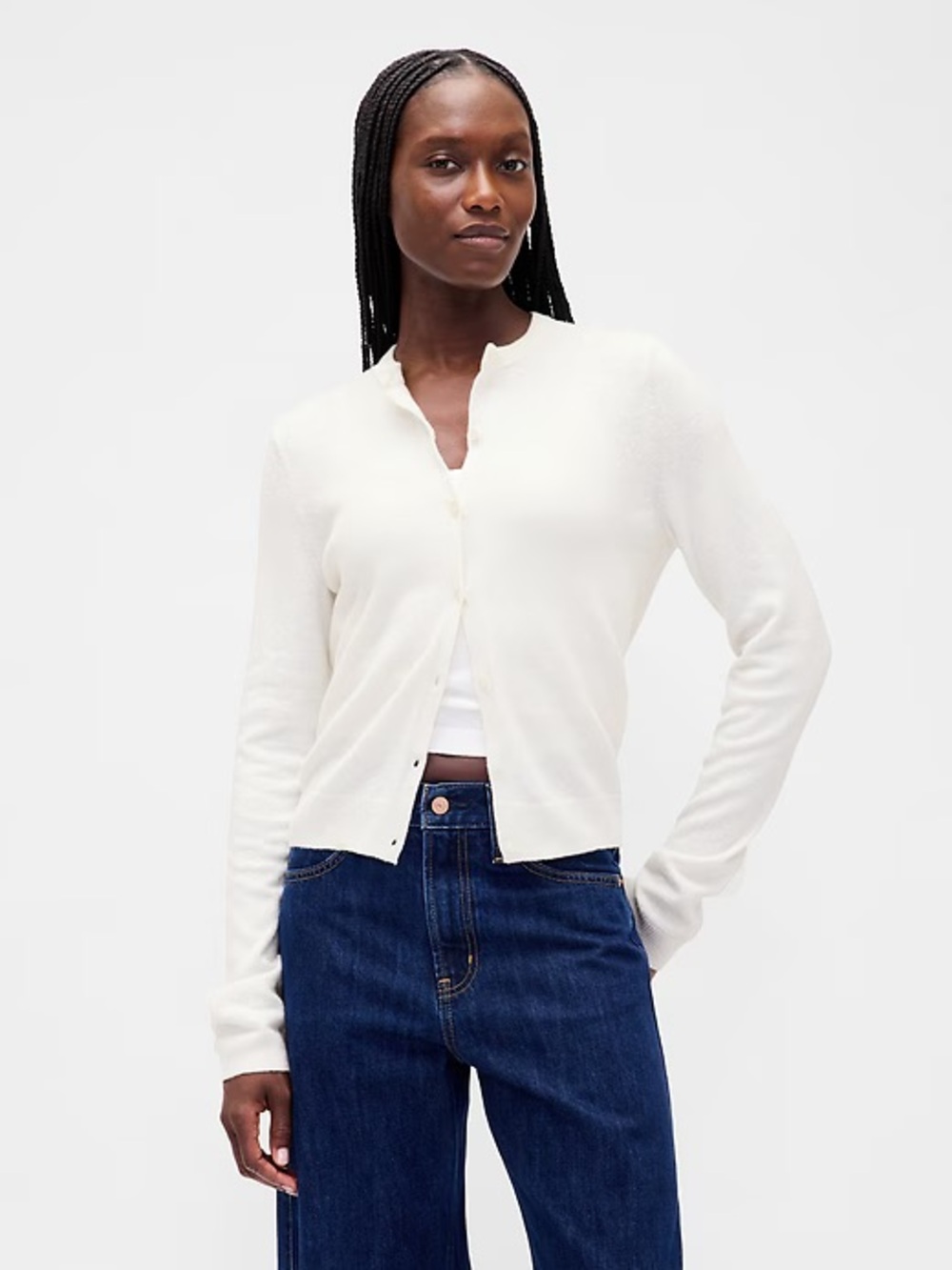 Gap CashSoft Crop Cardigan